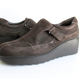 DONALD J. PLINER SPORT Leather Wedge Shoes Wm's sz 9